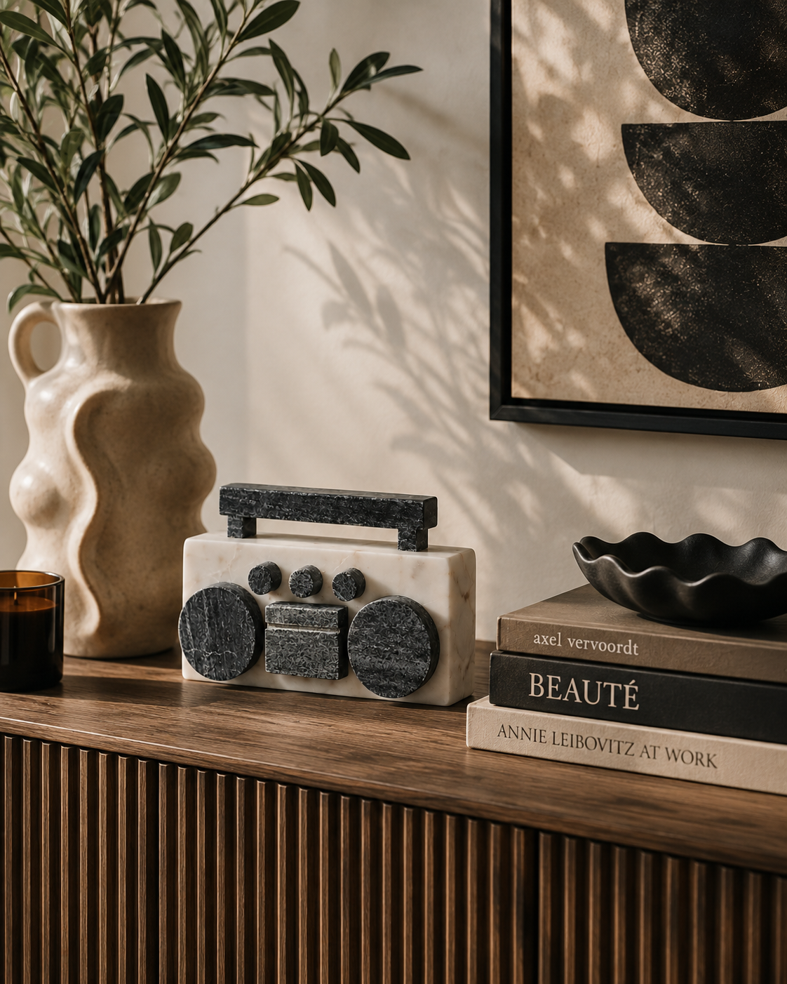 Marble Accent Boombox