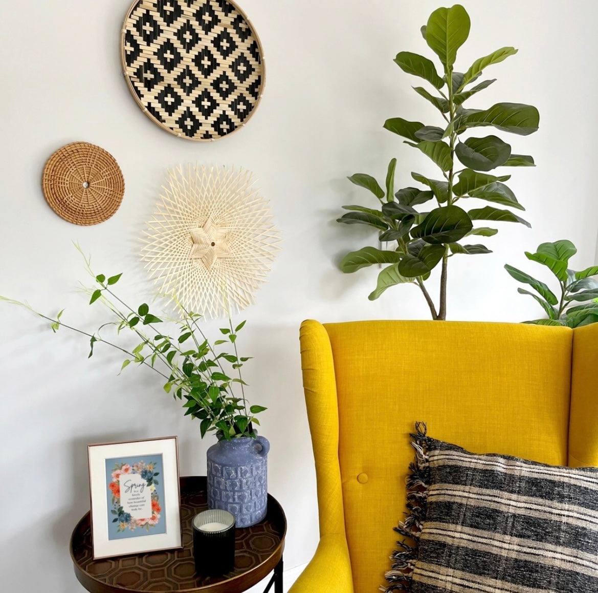 Rattan Wall Baskets