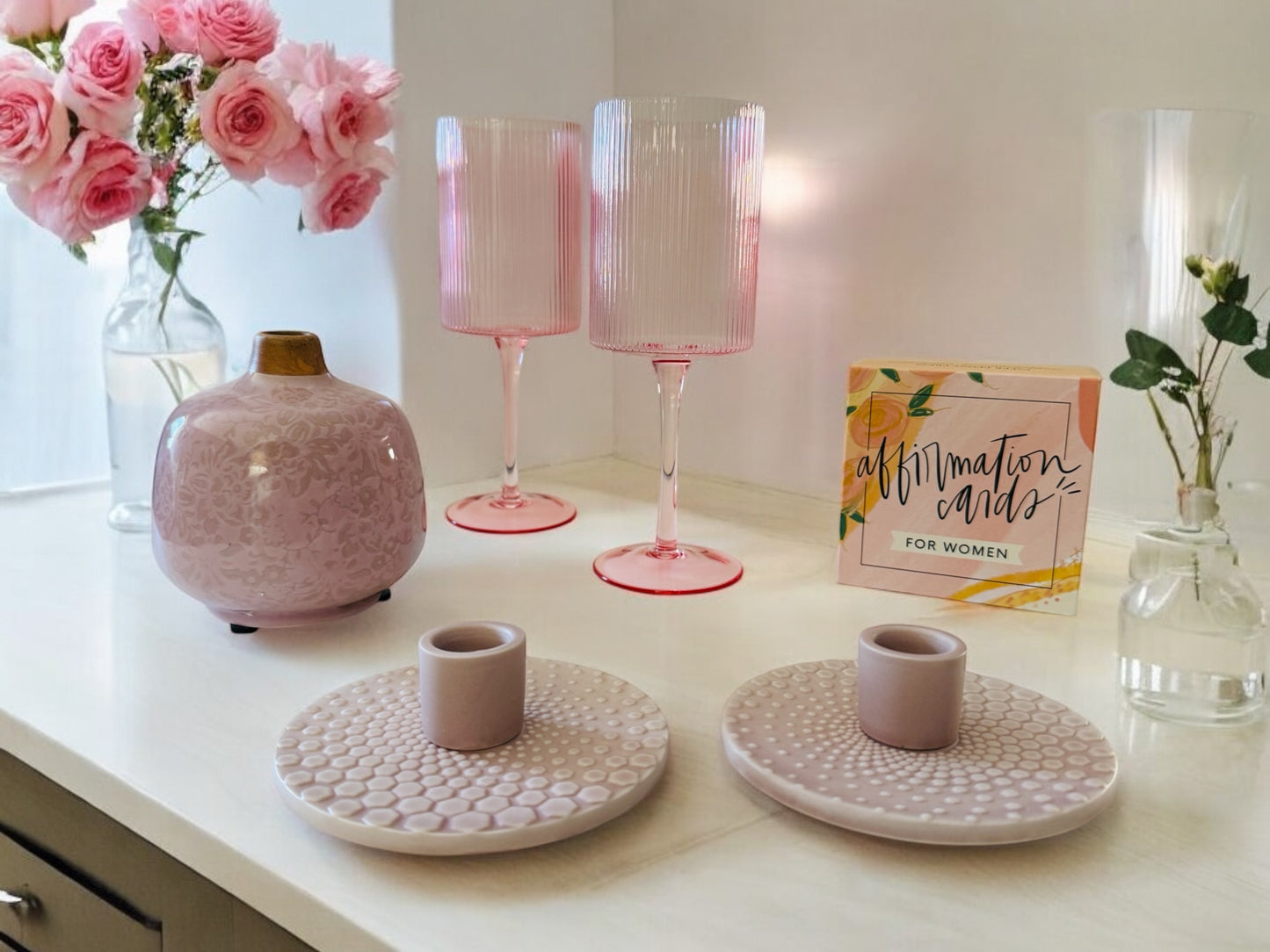 Light Pink Bud Vase