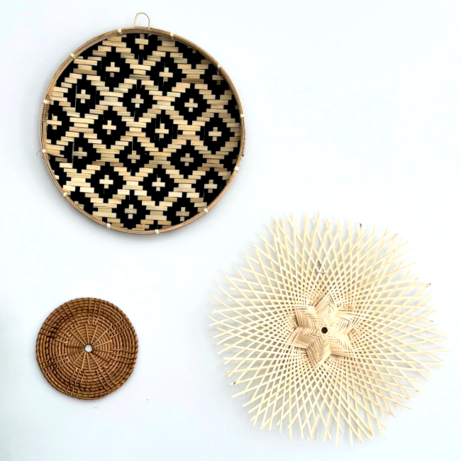 Rattan Wall Baskets