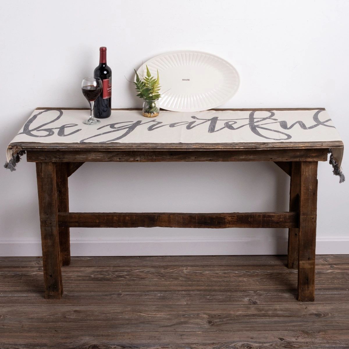 "Be Grateful" Table Runner