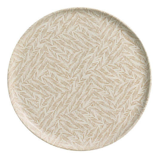 Dinner Plate 10.8" Ceramic Set of 6 Home Decor, Luar