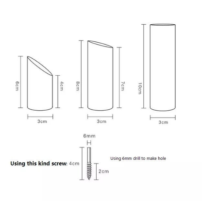 Modern Coat Hooks, Set of 4